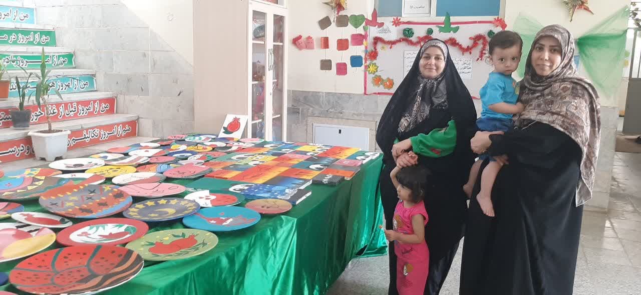 نمایشگاه آثار نقاشی روی بوم وسفال